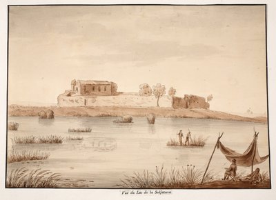 View of the Lake of Solfatura by Agostino Tofanelli